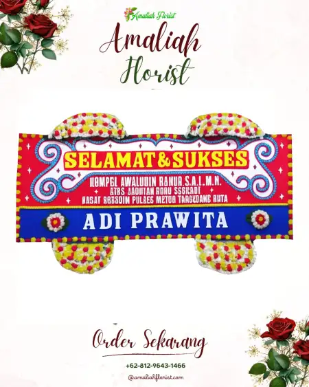 Papan Bunga Ucapan Selamat Pasar Pulaupisang